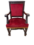 SILLÓN RESPALDO TAPIZADO
