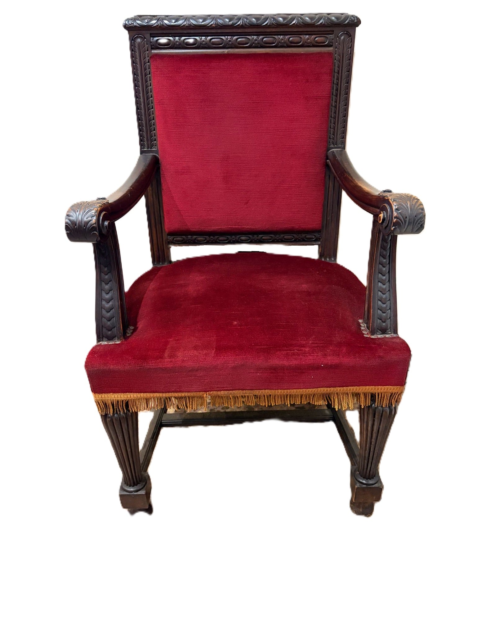 SILLÓN RESPALDO TAPIZADO