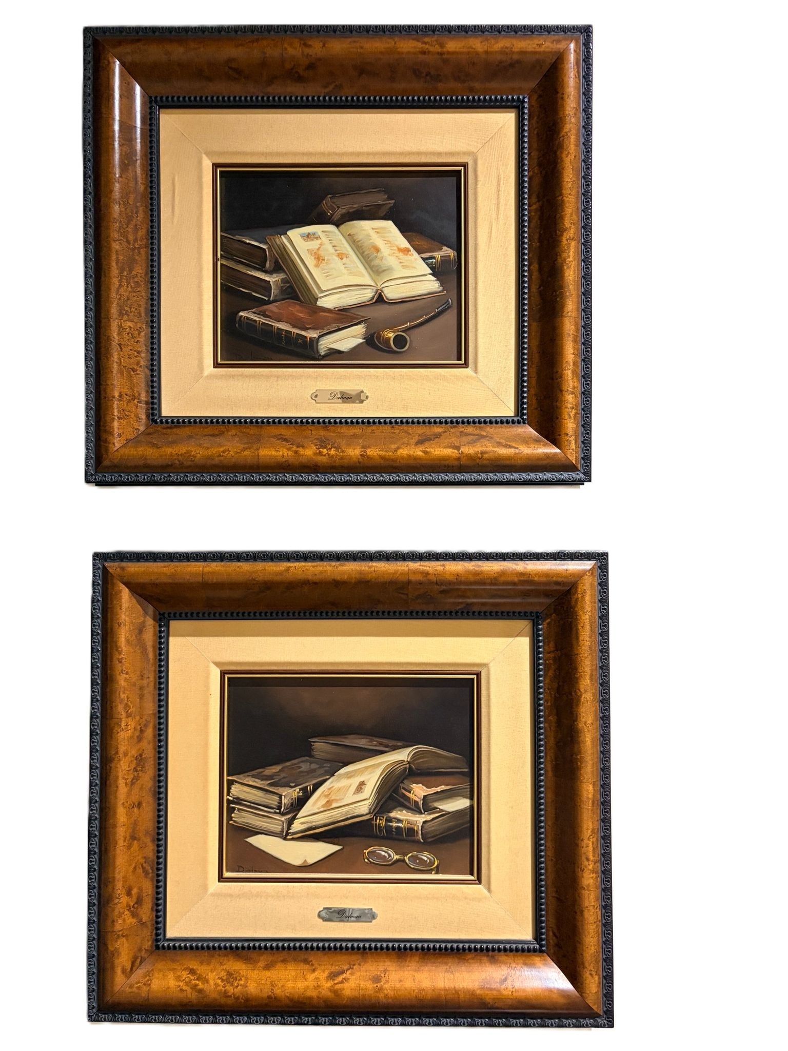 SET 2 CUADROS LIBROS
