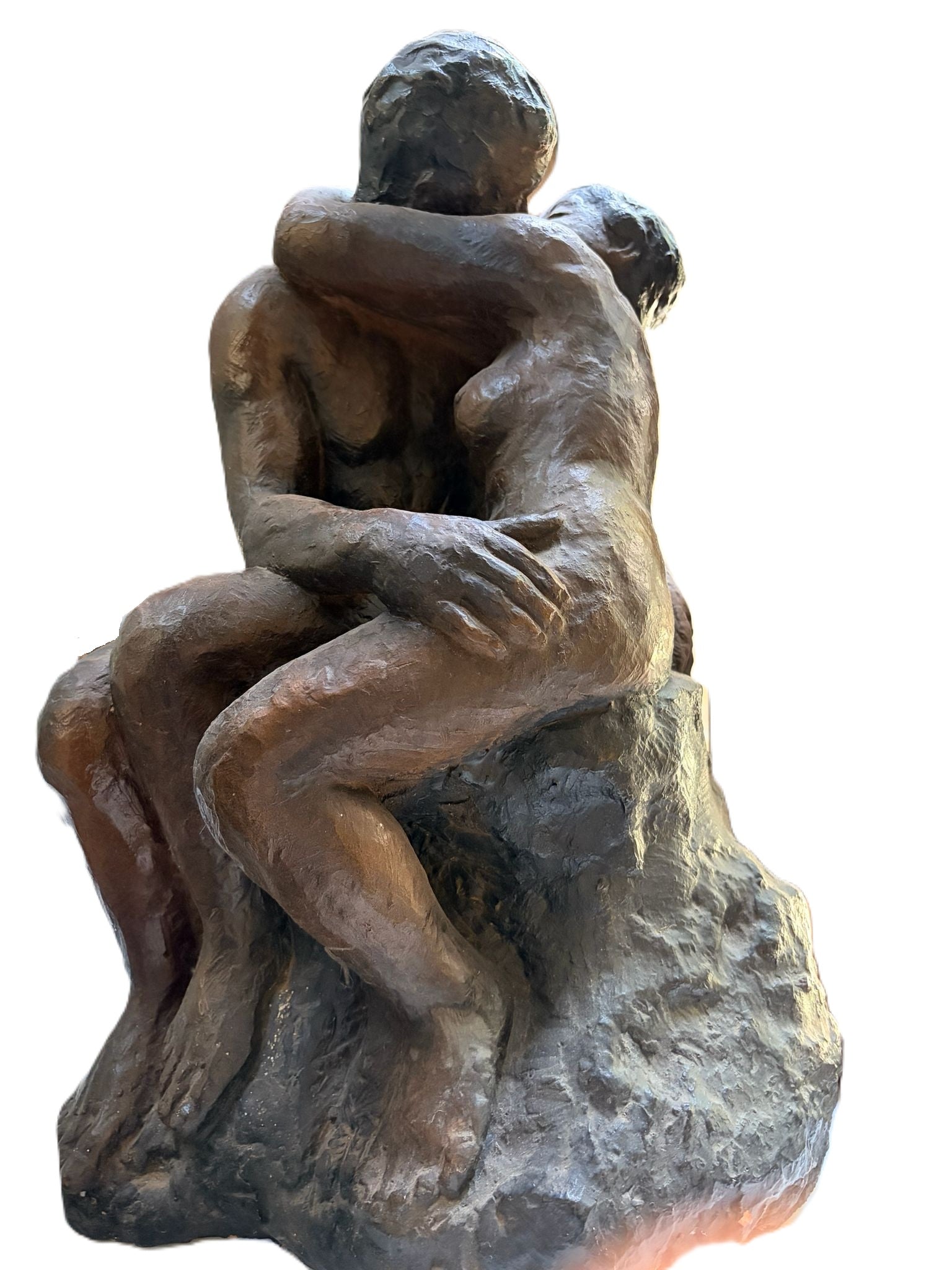 ESCULTURA BRONCE "BESO"