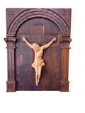 CRISTO SOBRE TABLA MADERA
