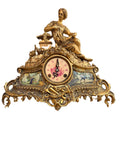 RELOJ BRONCE Y MÁRMOL