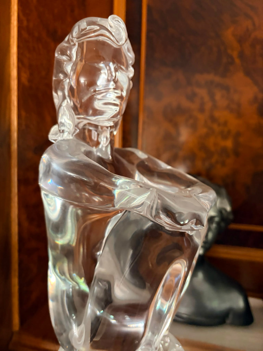 SET 2 FIGURAS DE CRISTAL